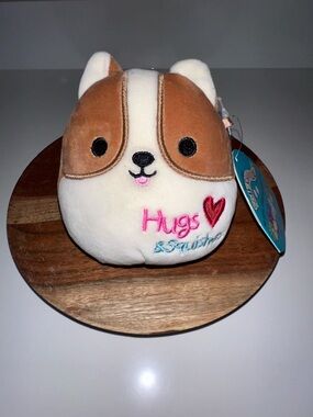 Squishmallows Reginald the Corgi 5” Valentine’s Edition Plush - Hugs & Squishes